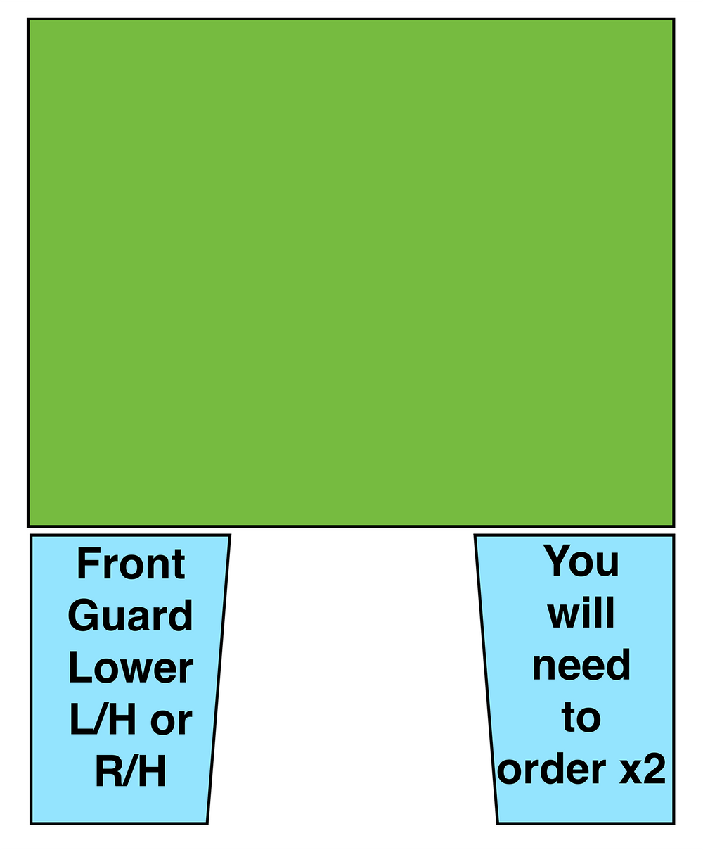 Front Guard Lower L/H or R/H