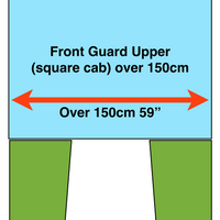 Front Guard Upper Large over 150cm width