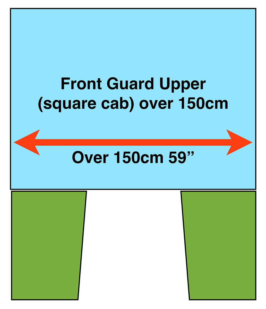 Front Guard Upper Large over 150cm width – TractorGuard