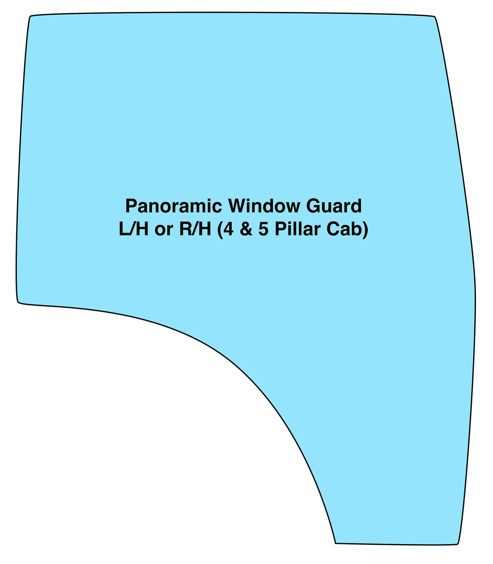 Panoramic Window Guard L/H or R/H (4 & 5 Pillar Cab)