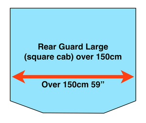 Rear Guard Large (square cab) over 150cm width