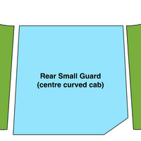 Rear Small Guard (centre curved cab)
